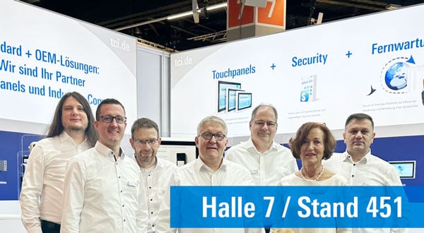 Auf zur SPS 2025 – tci präsentiert neue zukunftweisende Touchpanels